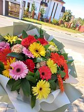 Букет цветов из:  Герберы #REPLACE_PRED# Большое Сареево